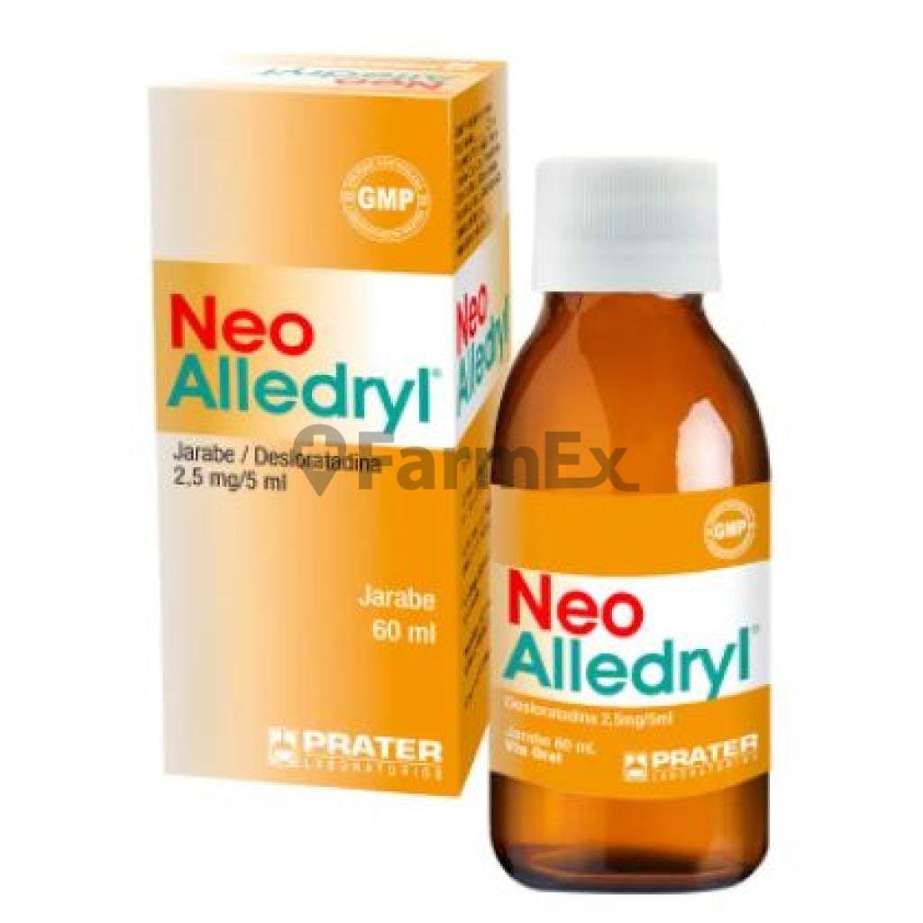 Neo Alledryl Jarabe 2,5 mg / 5 mL x 60 mL Farmex-Fonasa-Persistente